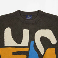 Helas Deco Crewneck Sweatshirt - Dark Grey thumbnail