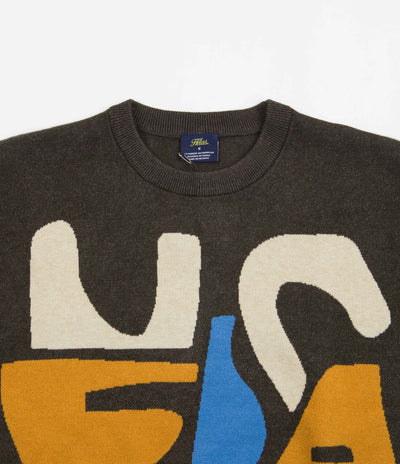 Helas Deco Crewneck Sweatshirt - Dark Grey