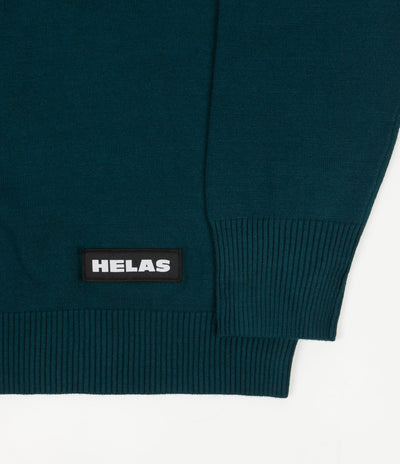 Helas Himalaya Knitted Sweatshirt - Navy / Green