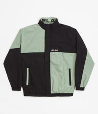 Helas Nautique Tracksuit Jacket - Black / Light Khaki