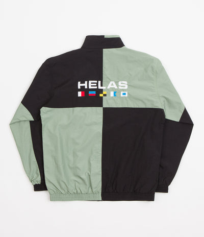 Helas Nautique Tracksuit Jacket - Black / Light Khaki