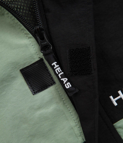 Helas Nautique Tracksuit Jacket - Black / Light Khaki