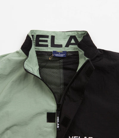 Helas Nautique Tracksuit Jacket - Black / Light Khaki