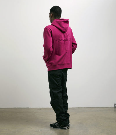 Helas Relief Hoodie - Plum