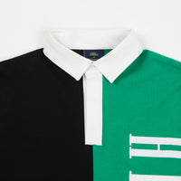 Helas Suspence Long Sleeve Polo Shirt - Black thumbnail