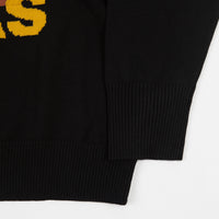 Helas United Knit Sweatshirt - Black thumbnail