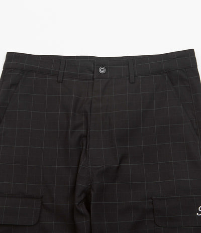 Helas Vitto Cargo Pants - Checked Black