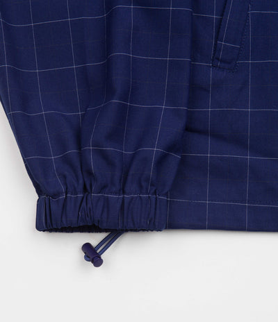 Helas Vitto Hooded Jacket - Checked Navy