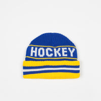 Hockey Big Beanie - Blue / Yellow thumbnail