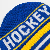 Hockey Big Beanie - Blue / Yellow thumbnail