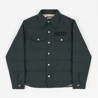 Hockey Down Snap Shirt - Dark Green thumbnail