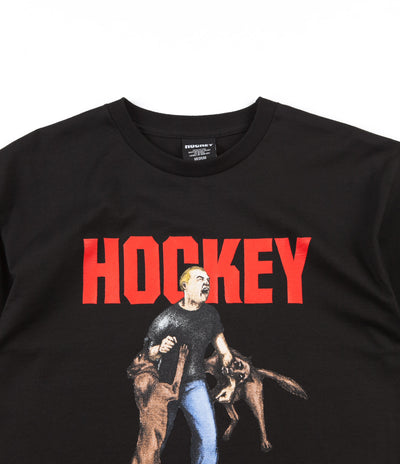 Hockey John Fitzgerald Dog Attack T-Shirt - Black