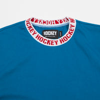 Hockey Knit Ringer T-Shirt - Navy / White thumbnail