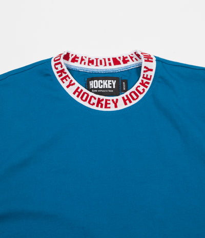 Hockey Knit Ringer T-Shirt - Navy / White