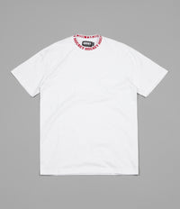 Hockey Knit Ringer T-Shirt - White / White