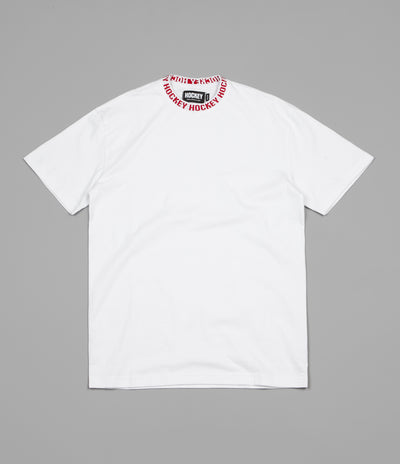 Hockey Knit Ringer T-Shirt - White / White