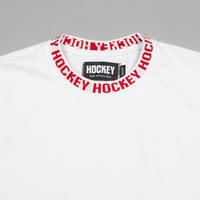 Hockey Knit Ringer T-Shirt - White / White thumbnail