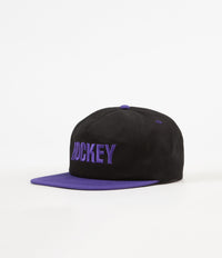 Hockey League 6 Panel Cap - Black / Purple