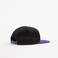 Hockey League 6 Panel Cap - Black / Purple thumbnail