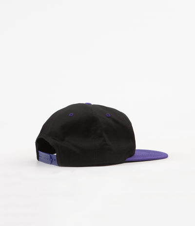 Hockey League 6 Panel Cap - Black / Purple