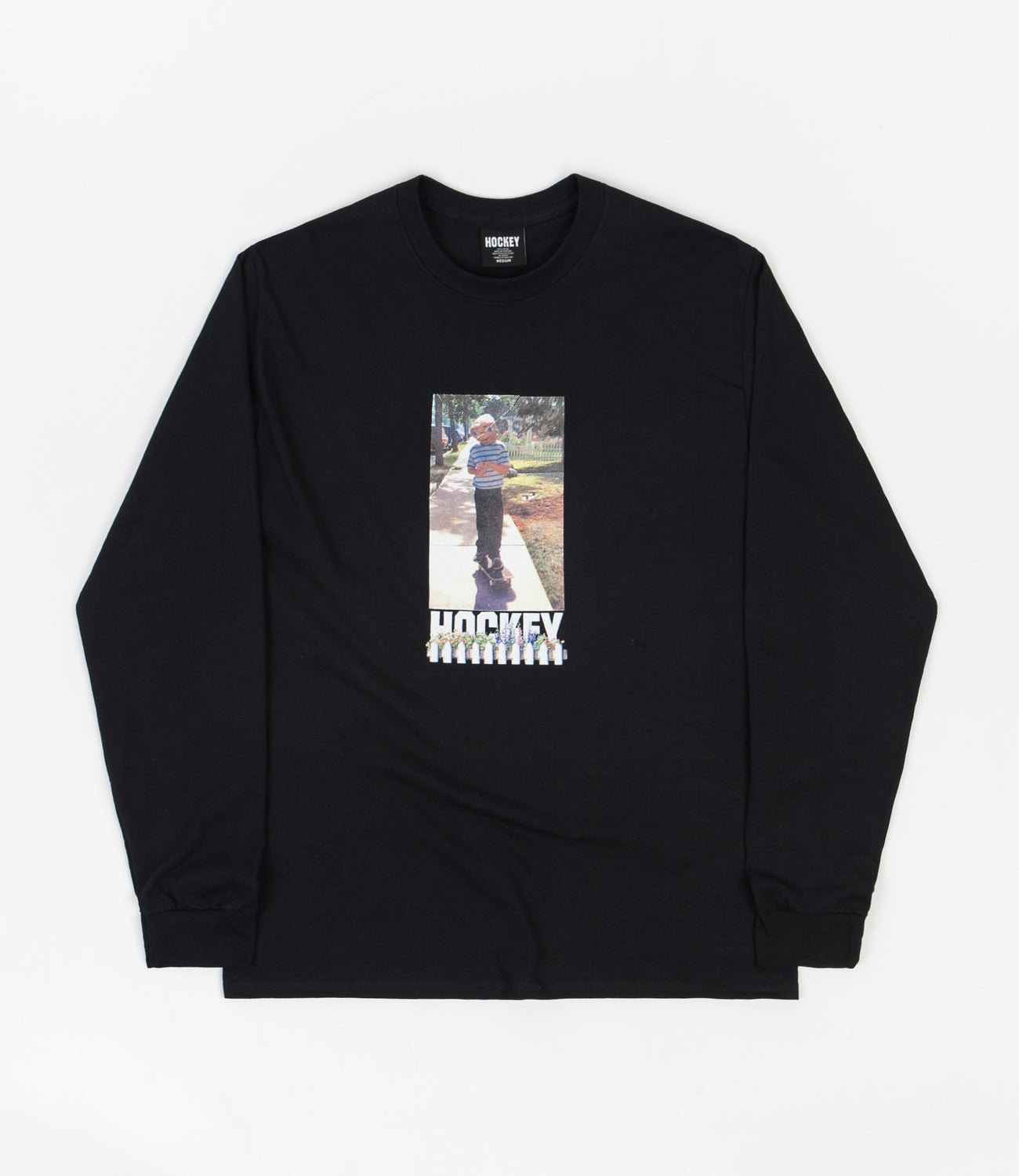 Hockey Neighbor Long Sleeve T-Shirt - Black | Flatspot