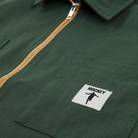 Hockey Zip Shirt - Dark Green thumbnail