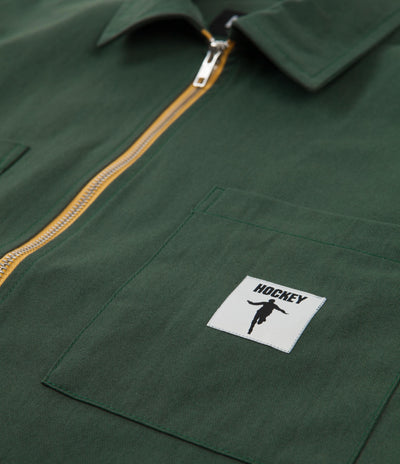 Hockey Zip Shirt - Dark Green