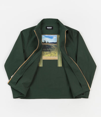 Hockey Zip Shirt - Dark Green