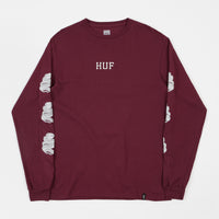 HUF Ambush Long Sleeve T-Shirt - Maroon thumbnail