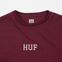 HUF Ambush Long Sleeve T-Shirt - Maroon thumbnail