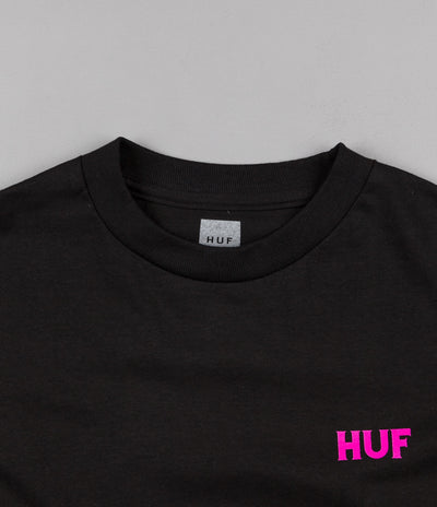 HUF Bear UV Long Sleeve T-Shirt - Black