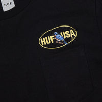 HUF Birdwatch Pocket T-Shirt - Black thumbnail