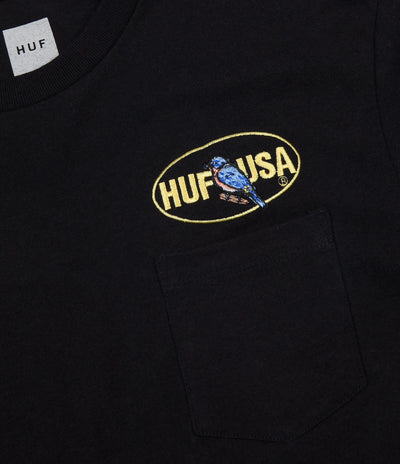 HUF Birdwatch Pocket T-Shirt - Black