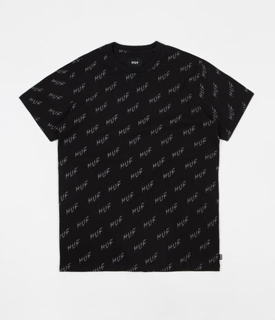 HUF Bolt All-Over T-Shirt - Black