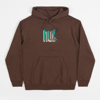 HUF Bookend Hoodie - Chocolate thumbnail