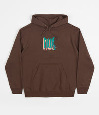 HUF Bookend Hoodie - Chocolate