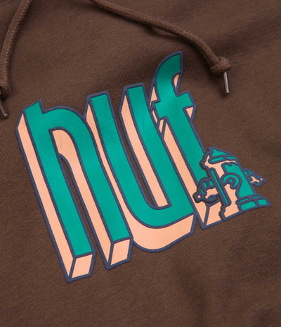 HUF Bookend Hoodie - Chocolate