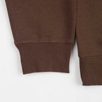 HUF Bookend Hoodie - Chocolate thumbnail