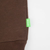 HUF Bookend Hoodie - Chocolate thumbnail