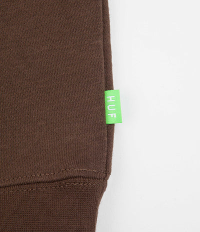 HUF Bookend Hoodie - Chocolate