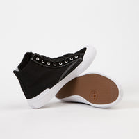 HUF Classic Hi ESS Shoes - Black / White | Flatspot