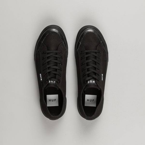 HUF Classic Lo ESS TX Shoes - Black / Black | Flatspot