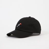 HUF Cocktail Hour Curved Visor 6 Panel Cap - Black thumbnail