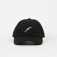 HUF Cocktail Hour Curved Visor 6 Panel Cap - Black thumbnail