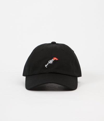 HUF Cocktail Hour Curved Visor 6 Panel Cap - Black