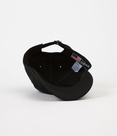 HUF Cocktail Hour Curved Visor 6 Panel Cap - Black