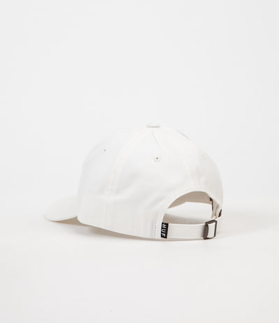 HUF Cocktail Hour Curved Visor 6 Panel Cap - White