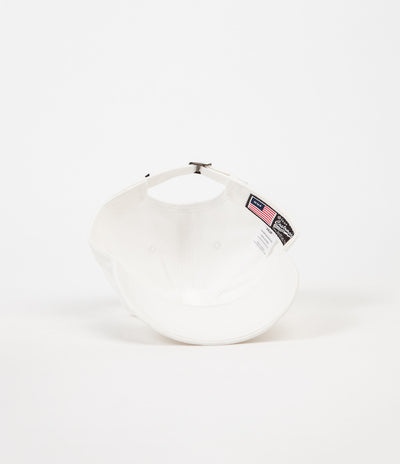 HUF Cocktail Hour Curved Visor 6 Panel Cap - White