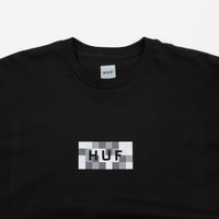 HUF Colour Block Bar Logo T-Shirt - Black thumbnail