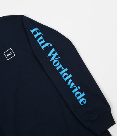 HUF Domestic Long Sleeve T-Shirt - Navy